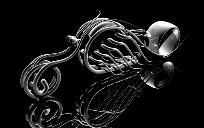 Обои картинки фото 3д, графика, modeling, моделирование, мотоцикл