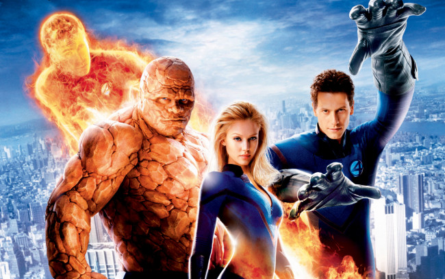Обои картинки фото фантастическая, четверка, кино, фильмы, fantastic, four, суперегерои