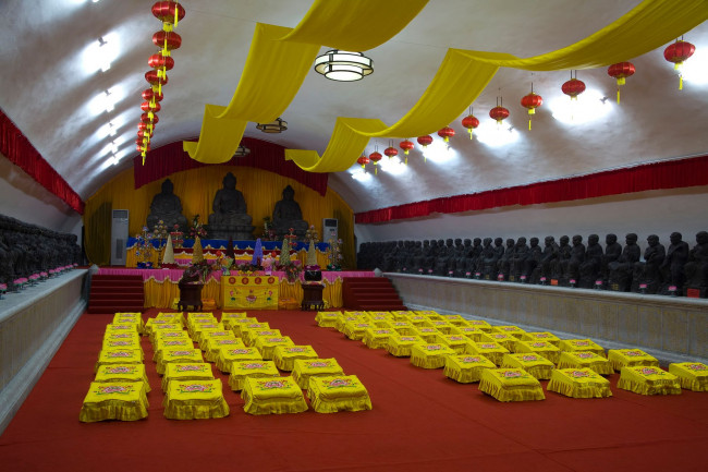 Обои картинки фото интерьер, убранство, роспись, храма, буддисткий, храм