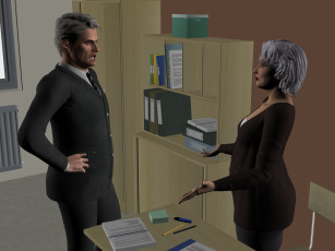 Картинка 3д+графика люди+ people женщина мужчина