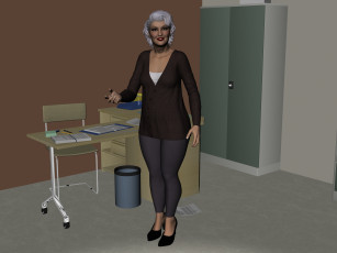 Картинка 3д+графика люди+ people женщина вщгляд