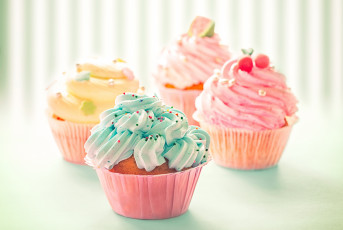 Картинка еда пирожные +кексы +печенье выпечка присыпка крем кексы