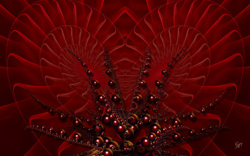 Картинка 3д+графика фракталы+ fractal цвета фон узор