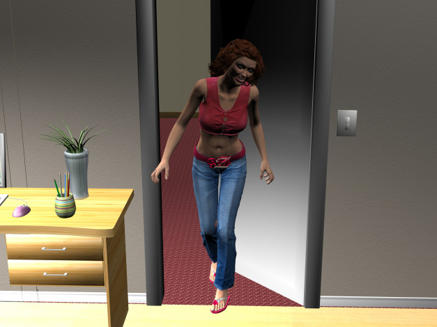 Обои картинки фото archeology, 3д графика, люди , people, девушка