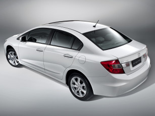 обоя автомобили, honda, sedan, civic, br-spec