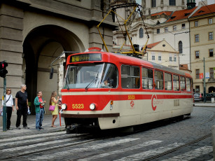 Картинка техника трамваи транспорт рельсы трамвай