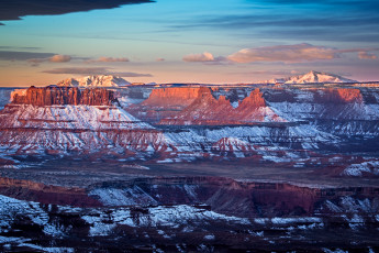 Картинка природа горы скалы снег небо