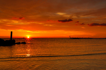 Картинка природа восходы закаты закат небо море