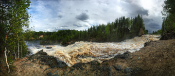 Картинка природа реки озера горы лес река буруны