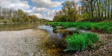 Картинка природа реки озера река лес