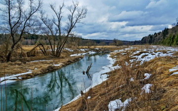 Картинка природа реки озера река весна