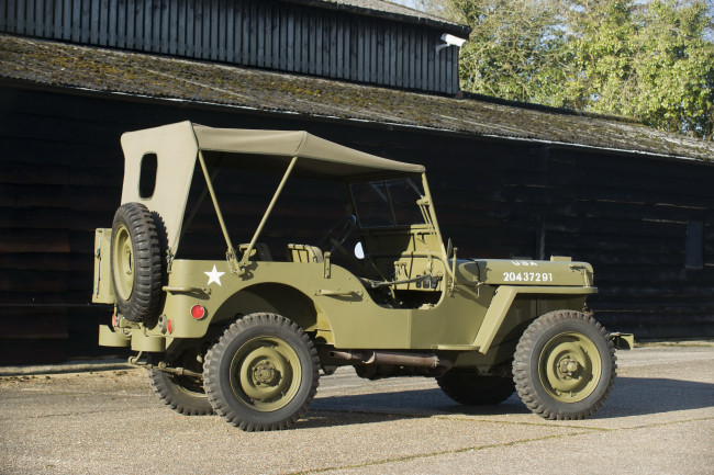 Обои картинки фото автомобили, willys, 1942г, mb