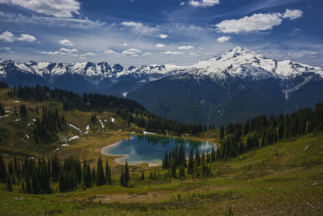 Обои картинки фото природа, реки, озера, горы, озеро, лес