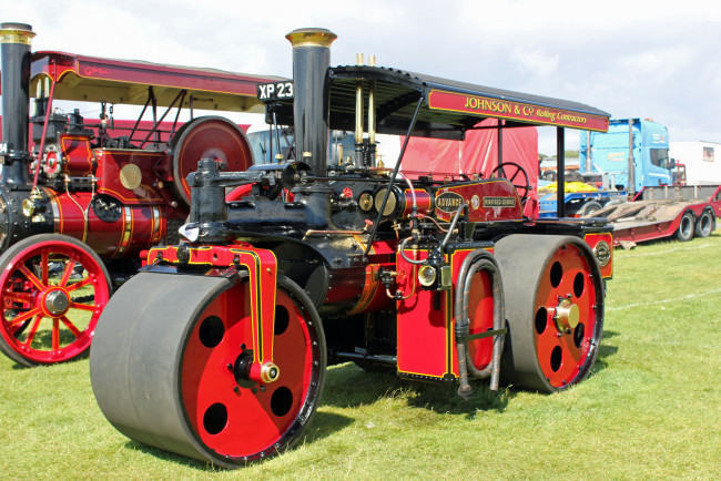 Обои картинки фото техника, катки, паровой, каток