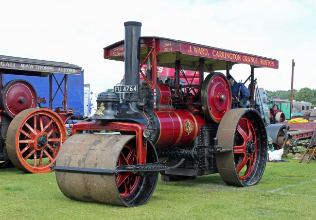 Обои картинки фото техника, катки, паровой, каток