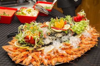 Картинка еда рыба +морепродукты +суши +роллы креветки