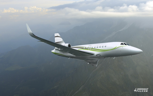 Обои картинки фото авиация, пассажирские самолёты, falcon