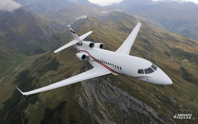 Обои картинки фото авиация, пассажирские самолёты, falcon