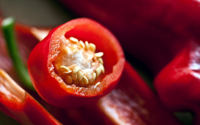 Обои картинки фото еда, перец, семена