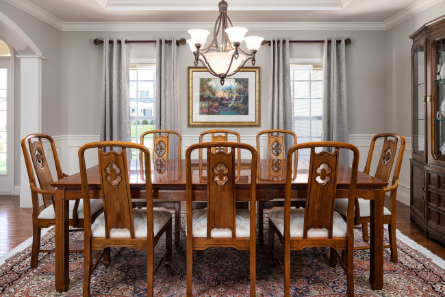 Обои картинки фото интерьер, столовая, мебель, дизайн, стиль, люстры