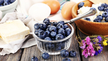 Картинка еда голубика +черника черника