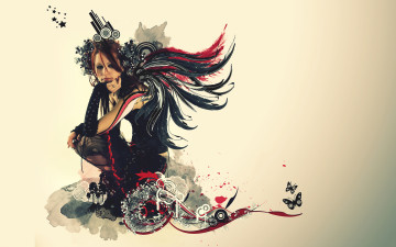 Картинка разное компьютерный+дизайн фон взгляд девушка