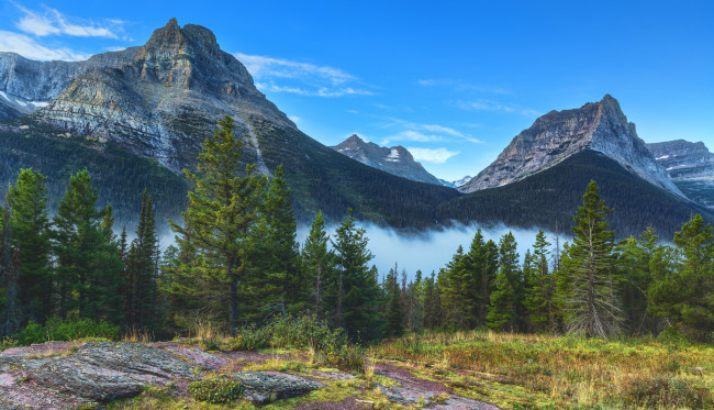 Обои картинки фото природа, горы, простор