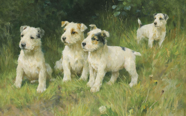 Обои картинки фото рисованное, живопись, британский, живописец, the, rising, generation, артур, уордл, подрастающее, поколение, english, painter, arthur, wardle