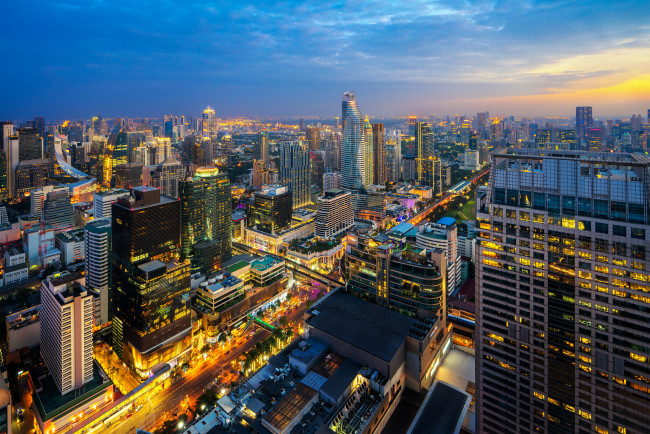 Обои картинки фото bangkok,  thailand, города, бангкок , таиланд, простор