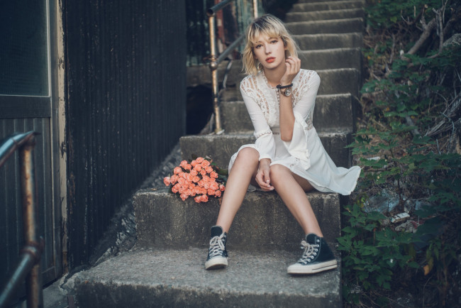 Обои картинки фото девушка, девушки, -unsort , блондинки,  светловолосые, модель