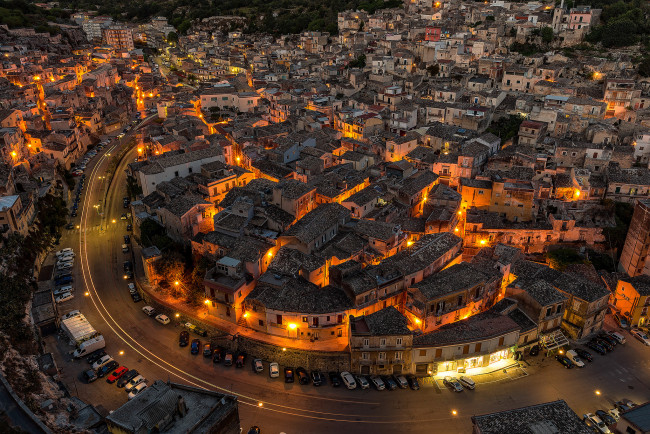 Обои картинки фото города, - огни ночного города, простор