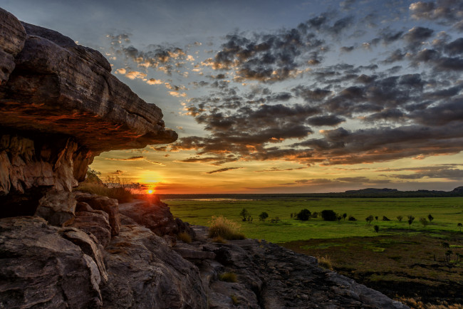 Обои картинки фото природа, восходы, закаты, простор