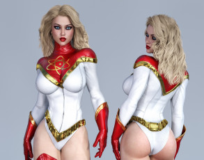 Картинка 3д+графика люди+ people фон взгляд девушка