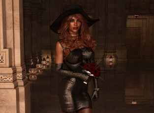 Картинка 3д+графика люди+ people взгляд девушка фон