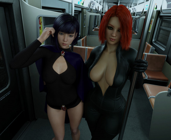 Обои картинки фото 3д графика, люди , people, девушки, фон, взгляд