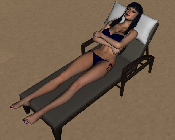 Обои картинки фото 3д графика, люди , people, взгляд, фон, девушка