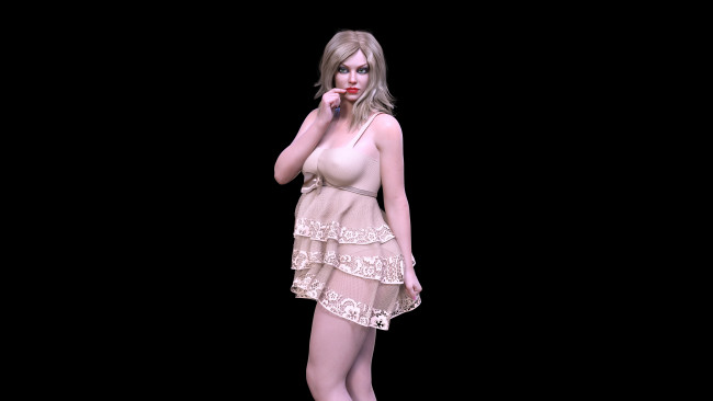 Обои картинки фото 3д графика, люди , people, фон, взгляд, девушка