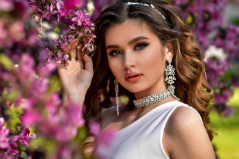 Картинка девушки -+лица +портреты макияж бижутерия диана алексашкина