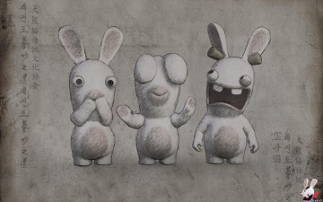 Картинка видео+игры rayman+raving+rabbids кролики