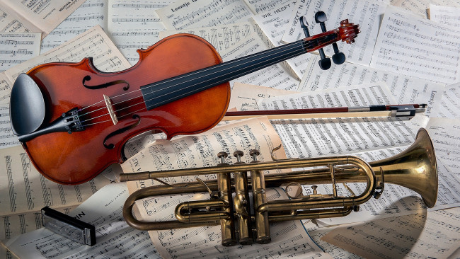 Обои картинки фото музыка, -музыкальные инструменты, скрипка