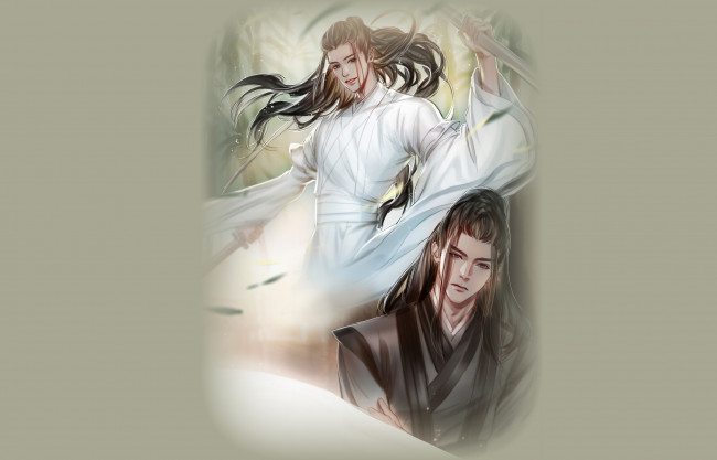 Обои картинки фото сюэ ян и сяо синчень, рисованное, кино,  мультфильмы, the, untamed, неукротимый, повелитель, чэньцин, мосян, тунсю, mo, dao, zu, shi, магистр, дьявольского, культа