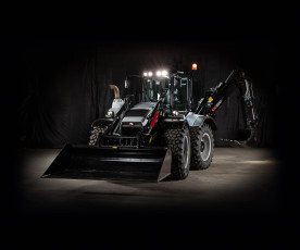 обоя техника, фронтальные погрузчики, huddig