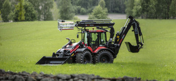 Картинка техника фронтальные+погрузчики huddig