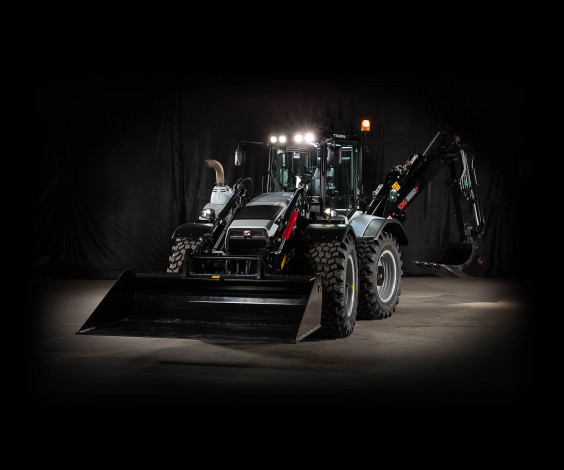 Обои картинки фото техника, фронтальные погрузчики, huddig