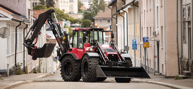 Обои картинки фото техника, фронтальные погрузчики, huddig