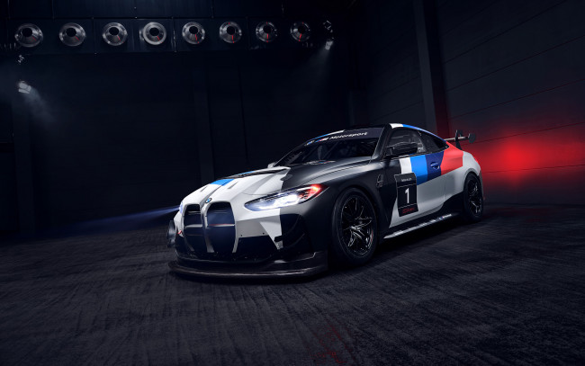 Обои картинки фото 2023 bmw m4 gt4, автомобили, bmw, 2023, m4, gt4, 4k, m, motorsport, вид, спереди, экстерьер, тюнинг, гоночная, машина, немецкие, спорткары, бмв