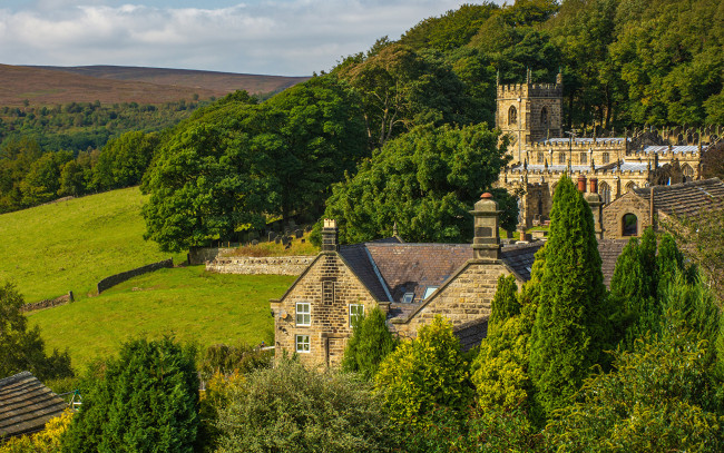 Обои картинки фото high bradfield church, south yorkshire, england, города, - католические соборы,  костелы,  аббатства, high, bradfield, church, south, yorkshire