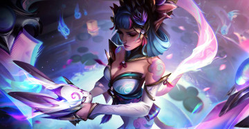 Картинка видео+игры league+of+legends девушка маска evelynn