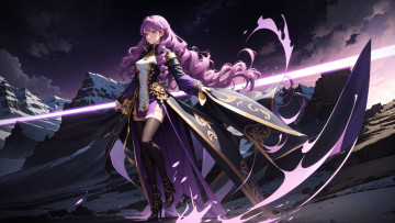 Картинка аниме магия +колдовство +halloween нейросети графика нейроарт ai art нейронные сети рисунки нейро искусство девушка