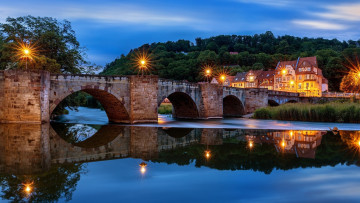 Картинка hannoversch+munden germany города -+мосты hannoversch munden